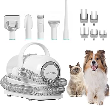 Pro Pet Grooming Kit & Vacuum Suction 99% Pet Hair