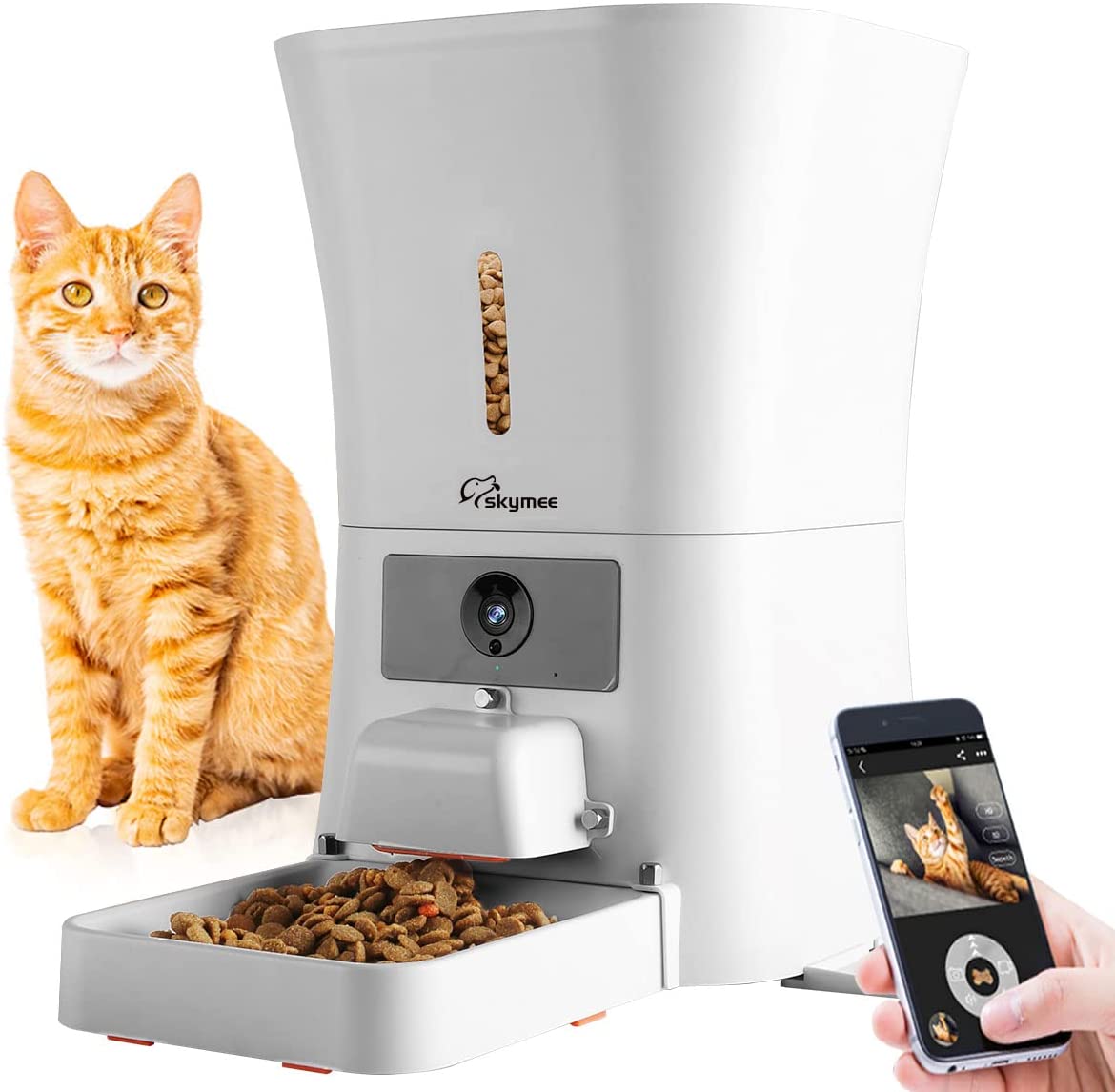 SKYMEE 8L Automatic Pet Feeder Food Dispenser for Cat & Dog