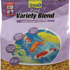 Tetra Pond Variety Blend, Pond Fish Food, for Goldfish and Koi, 1.32 Pounds, Pack of 6