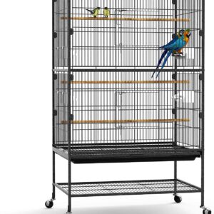 Wrought Iron Flight Bird Parakeet Parrot Cage