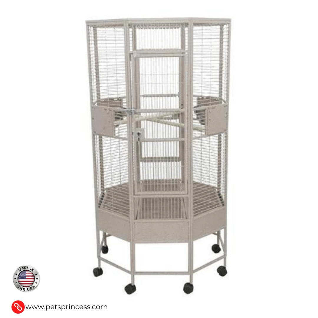 birds cage-A&E Octagon Parrot Cage