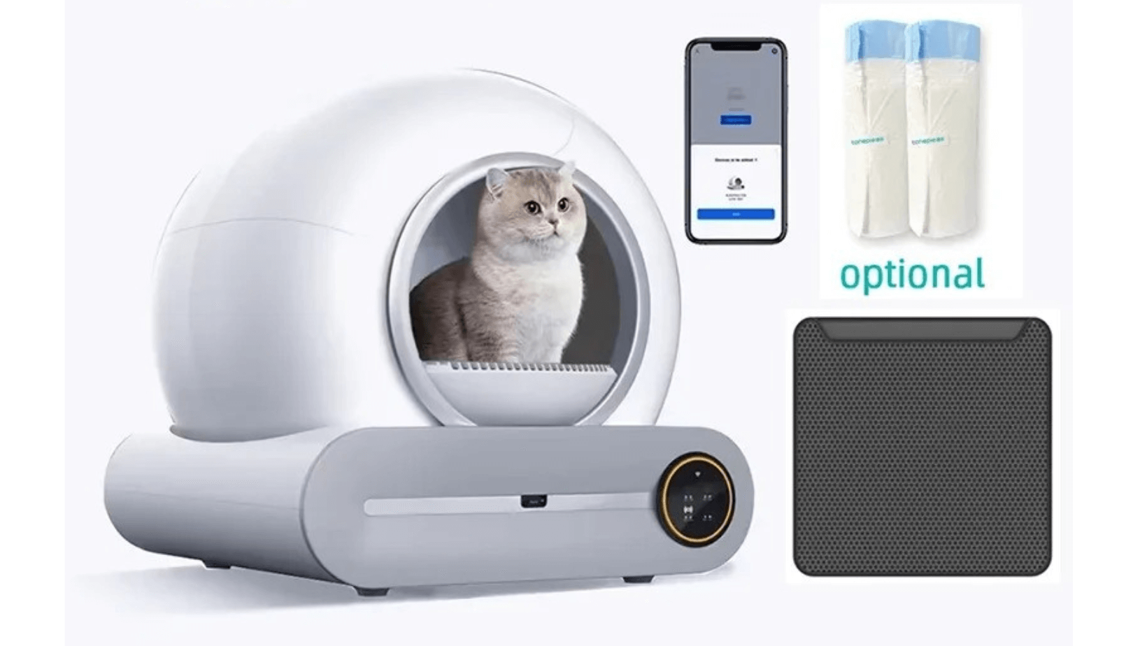 Read more about the article Automatic Smart Cat Litter Box Self Cleaning | Petsprincess